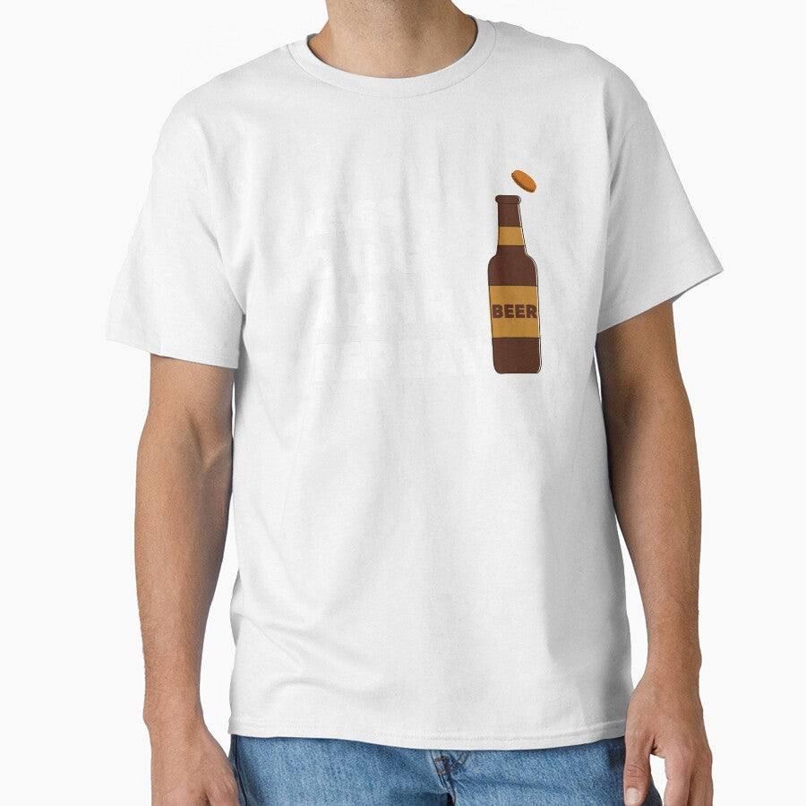 Beer Enjoy Empty Repeat by MoonsmileProd Unisex T-shirt, Sweatshirt, Hoodie, Long Sleeve Tee - T-Shirt, Sweatshirt, Hoodie