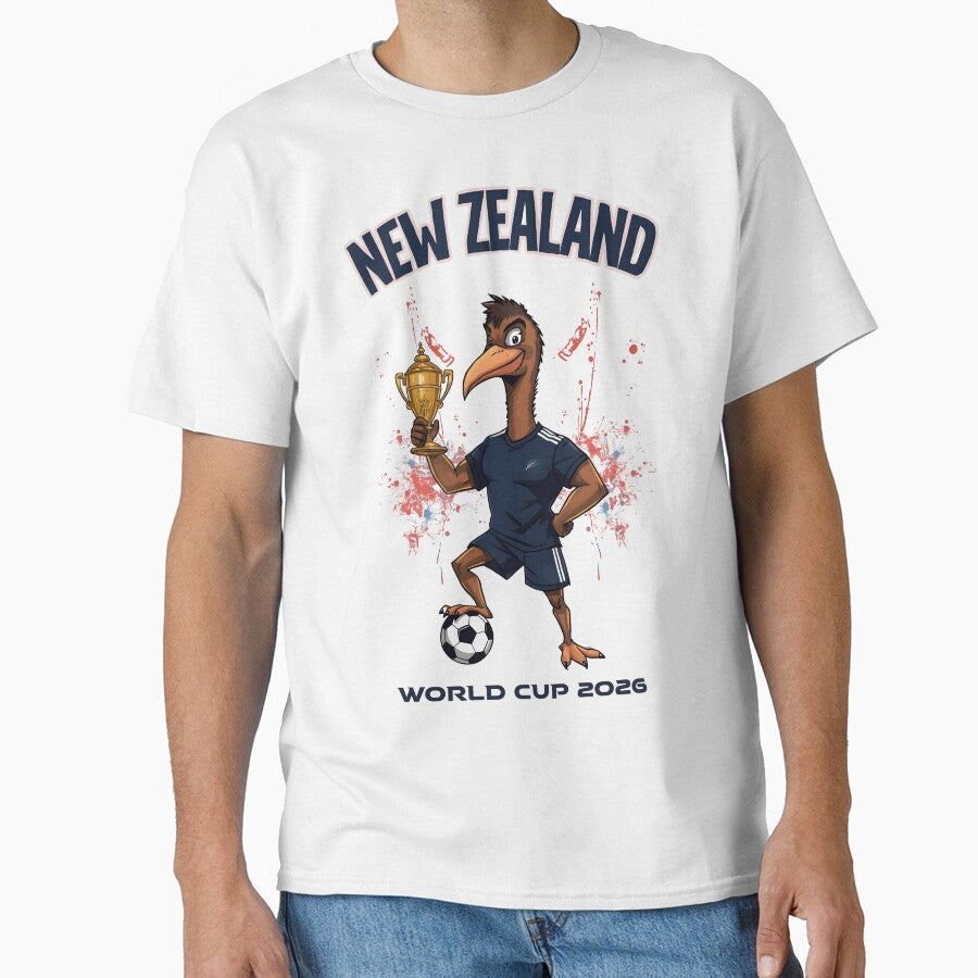 New Zealand - World Cup 2026 by StudioRedKoala Unisex T-shirt, Sweatshirt, Hoodie, Long Sleeve Tee - T-Shirt, Sweatshirt, Hoodie