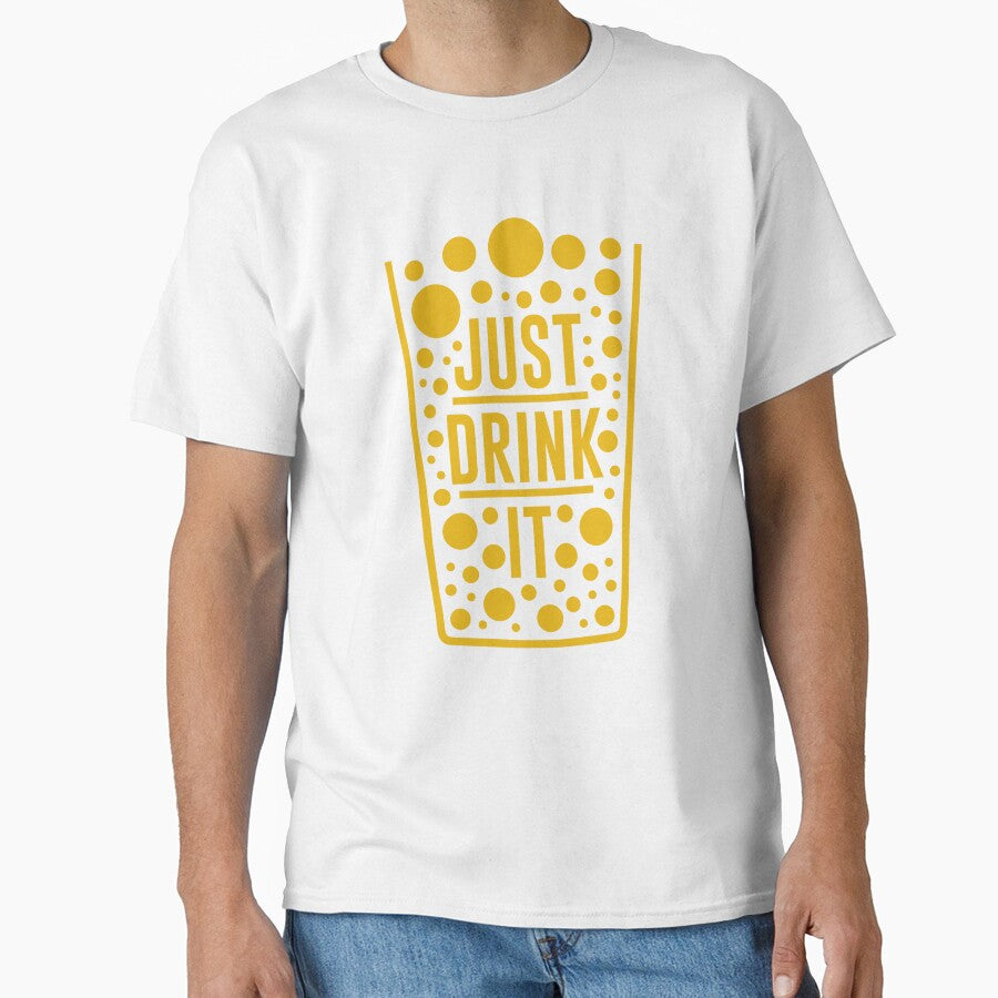 Just Drink It - Beer Break - Native Drunk Beer is made by men wine by god - Beer Lover - Beer Fanatic - Beer is Life by mellinnshirts - T-Shirt, Sweatshirt, Hoodie
