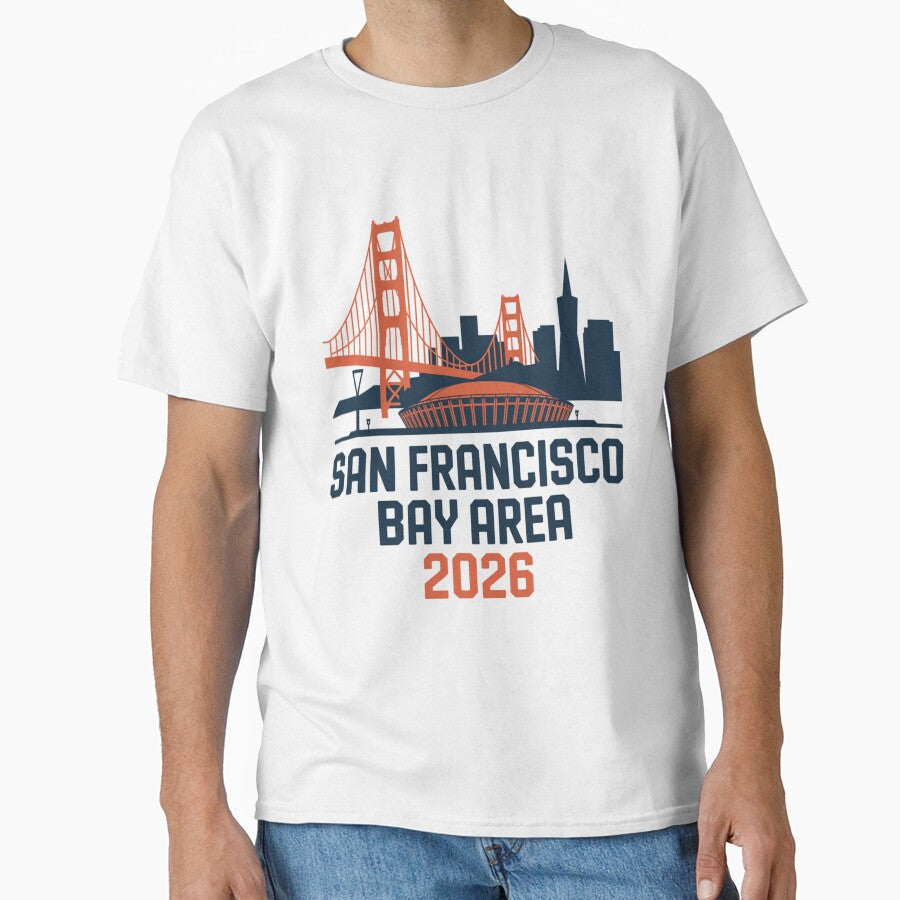 San Francisco Bay Area Golden Gate Stadium T-Shirt V18 by DarylWelsh2024 Unisex T-shirt, Sweatshirt, Hoodie, Long Sleeve Tee - T-Shirt, Sweatshirt, Hoodie