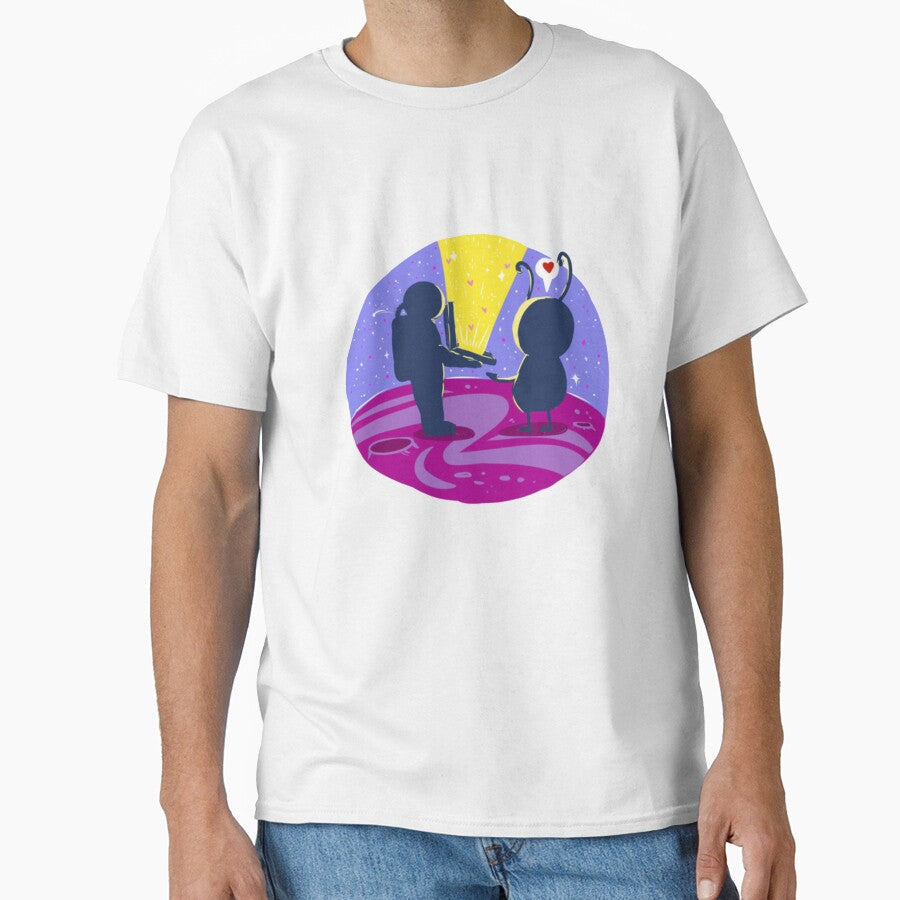 Pizza Astronaut by Jajienme Unisex T-shirt, Sweatshirt, Hoodie, Long Sleeve Tee - T-Shirt, Sweatshirt, Hoodie