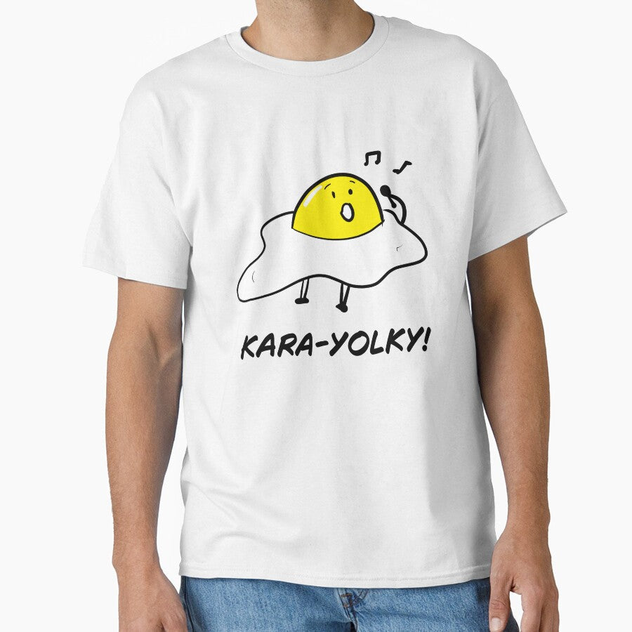 Funny Pun Egg Singing Karaoke by brodyquixote Unisex T-shirt, Sweatshirt, Hoodie, Long Sleeve Tee - T-Shirt, Sweatshirt, Hoodie