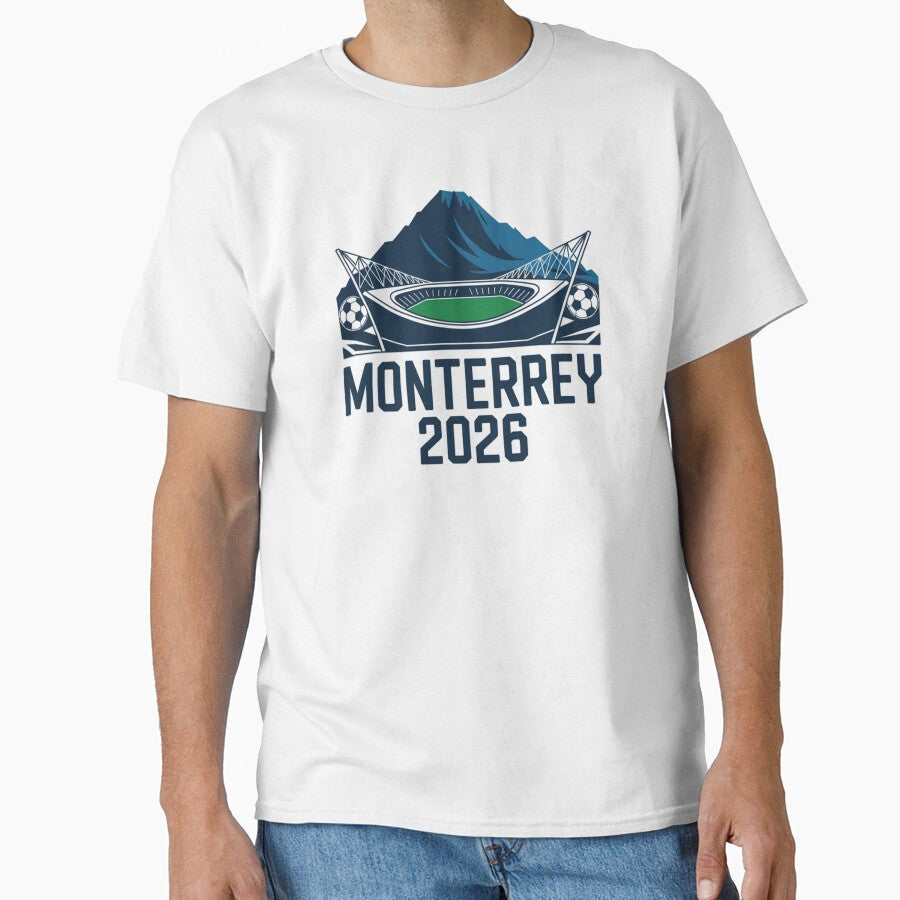 Monterrey 2026 Cerro de la Silla Mountain T-Shirt V15 by DarylWelsh2024 Unisex T-shirt, Sweatshirt, Hoodie, Long Sleeve Tee - T-Shirt, Sweatshirt, Hoodie