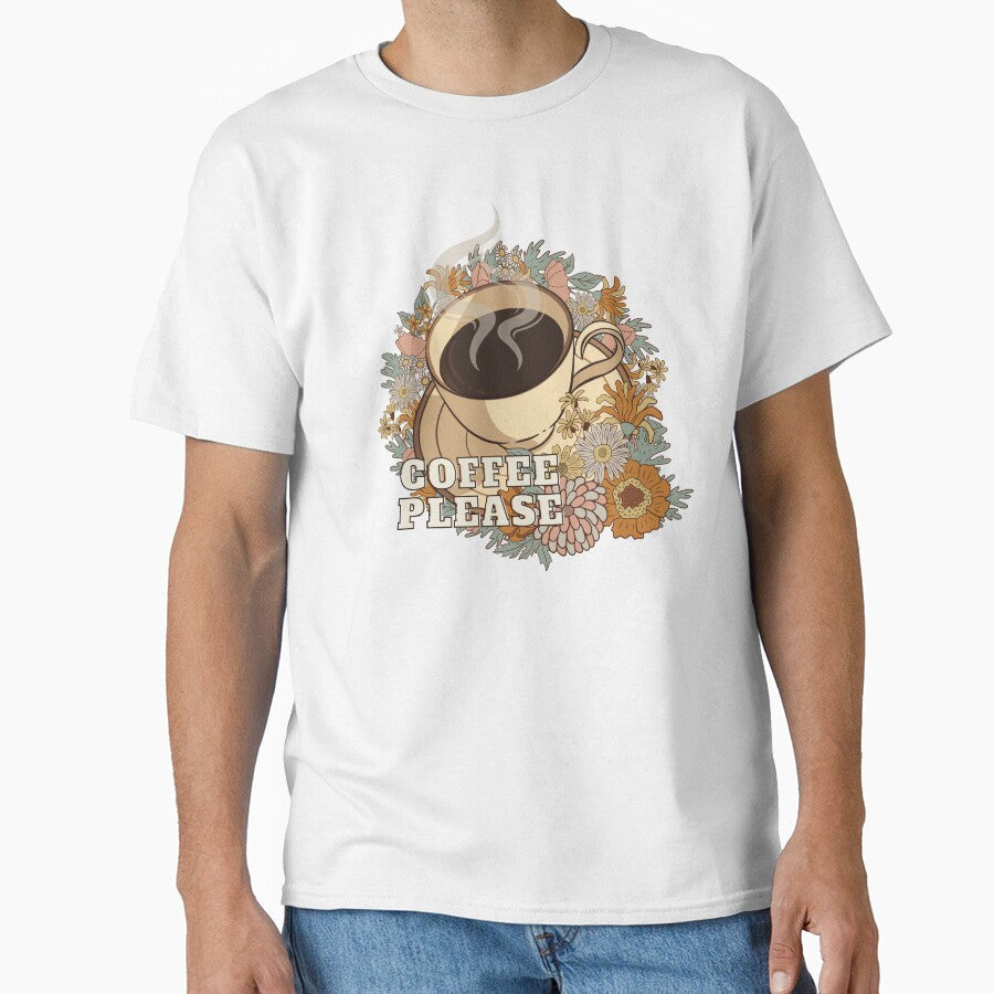 Coffee Please by creativeDaphne Unisex T-shirt, Sweatshirt, Hoodie, Long Sleeve Tee - T-Shirt, Sweatshirt, Hoodie