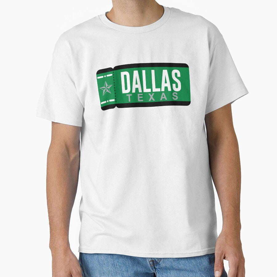 Dallas Ticket Alternate 2 by JayJaxon Unisex T-shirt, Sweatshirt, Hoodie, Long Sleeve Tee - T-Shirt, Sweatshirt, Hoodie