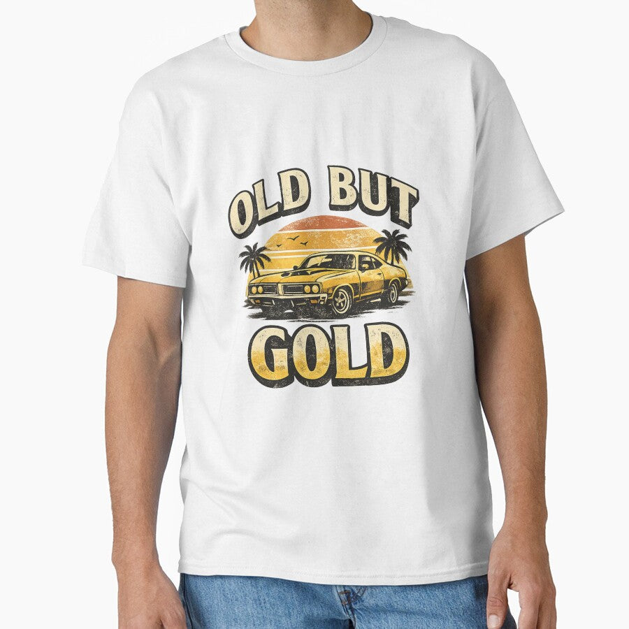 Old But Gold  Retro Vintage Streetwear Design by Newthingzy Unisex T-shirt, Sweatshirt, Hoodie, Long Sleeve Tee - T-Shirt, Sweatshirt, Hoodie