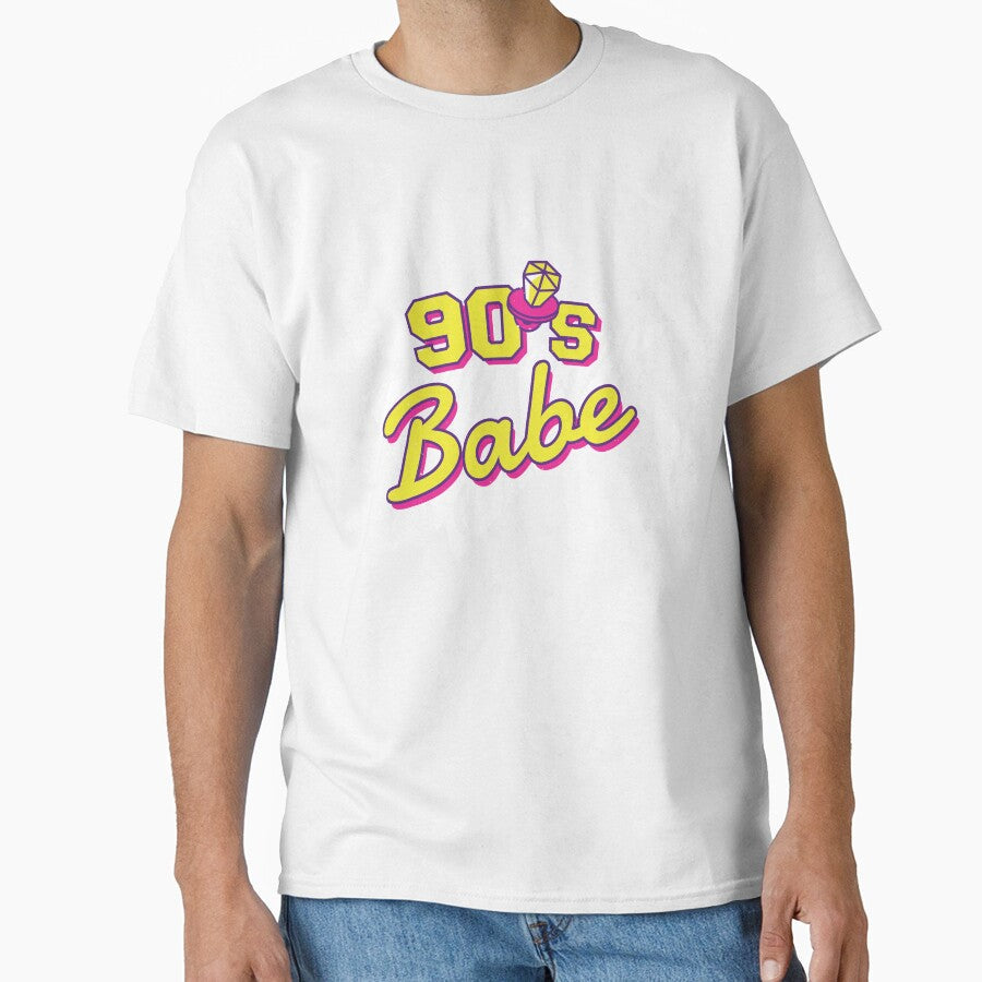 90's Babe - 90s Party Retro Nostalgia by AaaleXX Unisex T-shirt, Sweatshirt, Hoodie, Long Sleeve Tee - T-Shirt, Sweatshirt, Hoodie
