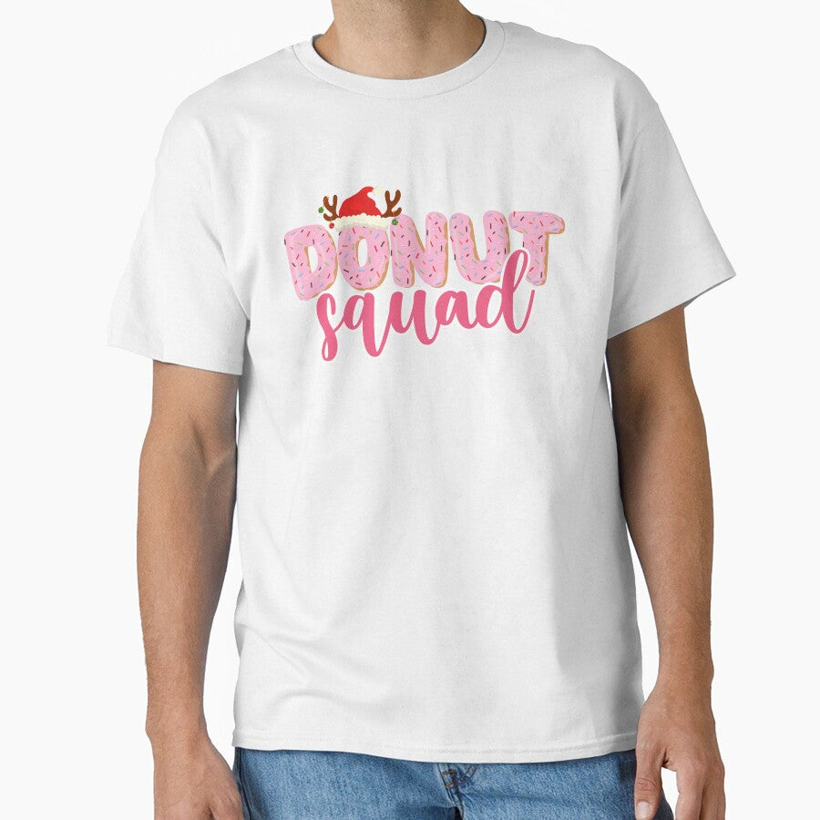 Donut Squad Funny Donut Crew Party Donut Lover by GroovyFusion Unisex T-shirt, Sweatshirt, Hoodie, Long Sleeve Tee - T-Shirt, Sweatshirt, Hoodie