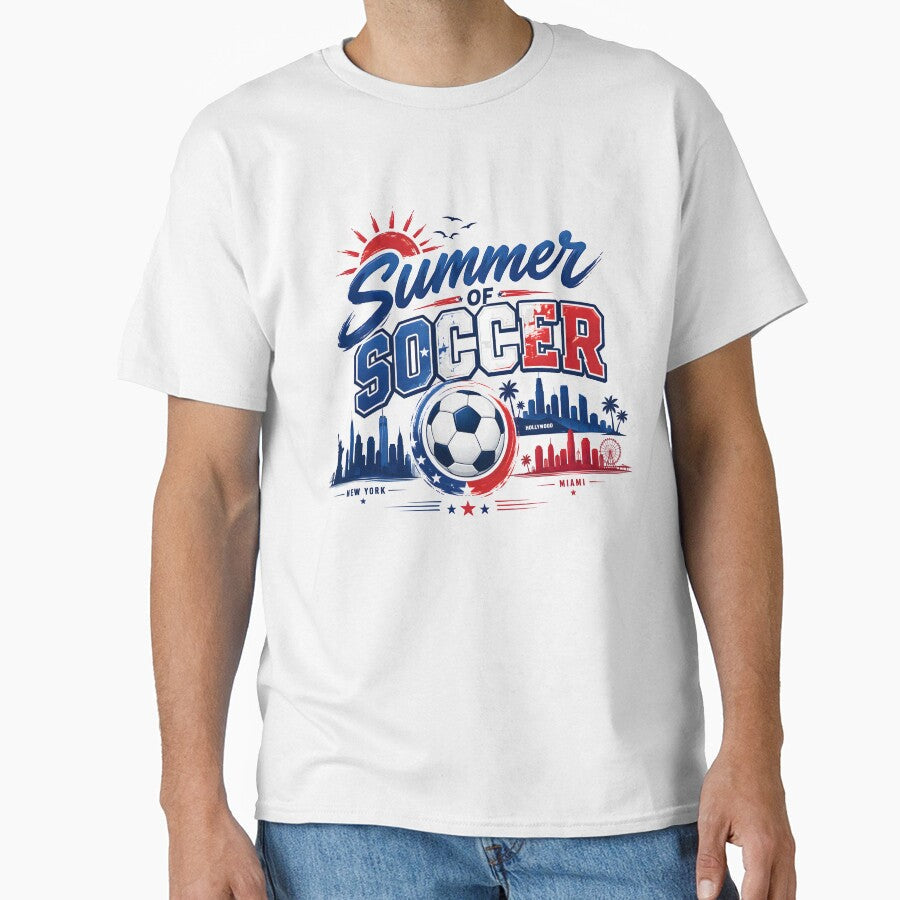 summer soccer, USA soccer gifts, soccer summer vibes, football summer, outdoor soccer by TrueArtVibes - T-Shirt, Sweatshirt, Hoodie