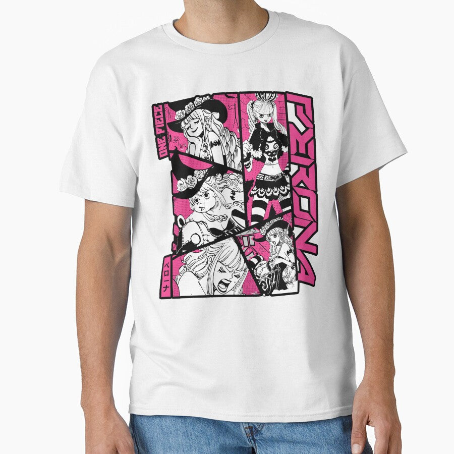 Crazy Perona  Unleash the Eccentric Anime Spirit by AbnormalAdorn Unisex T-shirt, Sweatshirt, Hoodie, Long Sleeve Tee - T-Shirt, Sweatshirt, Hoodie