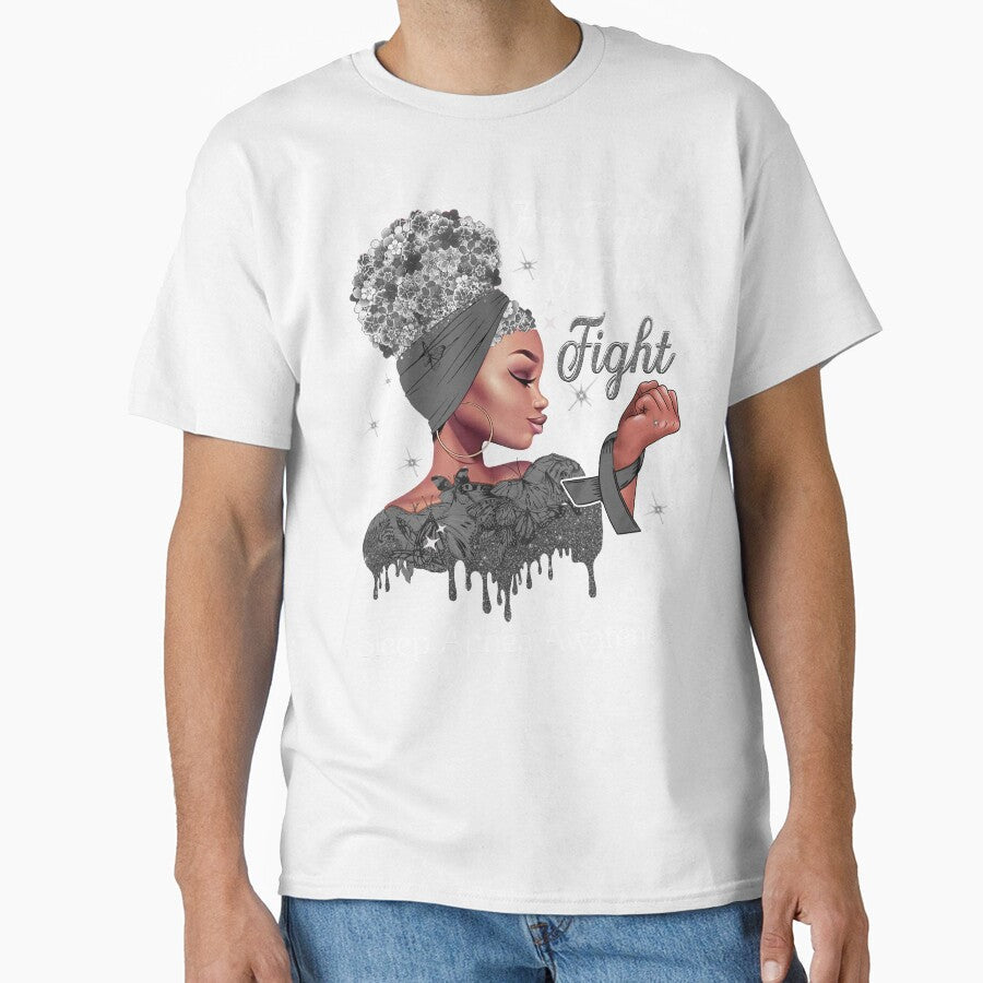 Her Fight Is Our Fight Sleep Apnea Awareness by Mnrshirley Unisex T-shirt, Sweatshirt, Hoodie, Long Sleeve Tee - T-Shirt, Sweatshirt, Hoodie