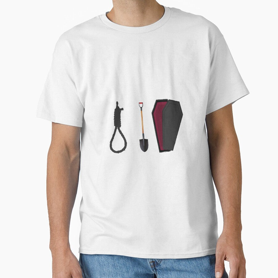 Rope Shovel Coffin by creatinginlove Unisex T-shirt, Sweatshirt, Hoodie, Long Sleeve Tee - T-Shirt, Sweatshirt, Hoodie