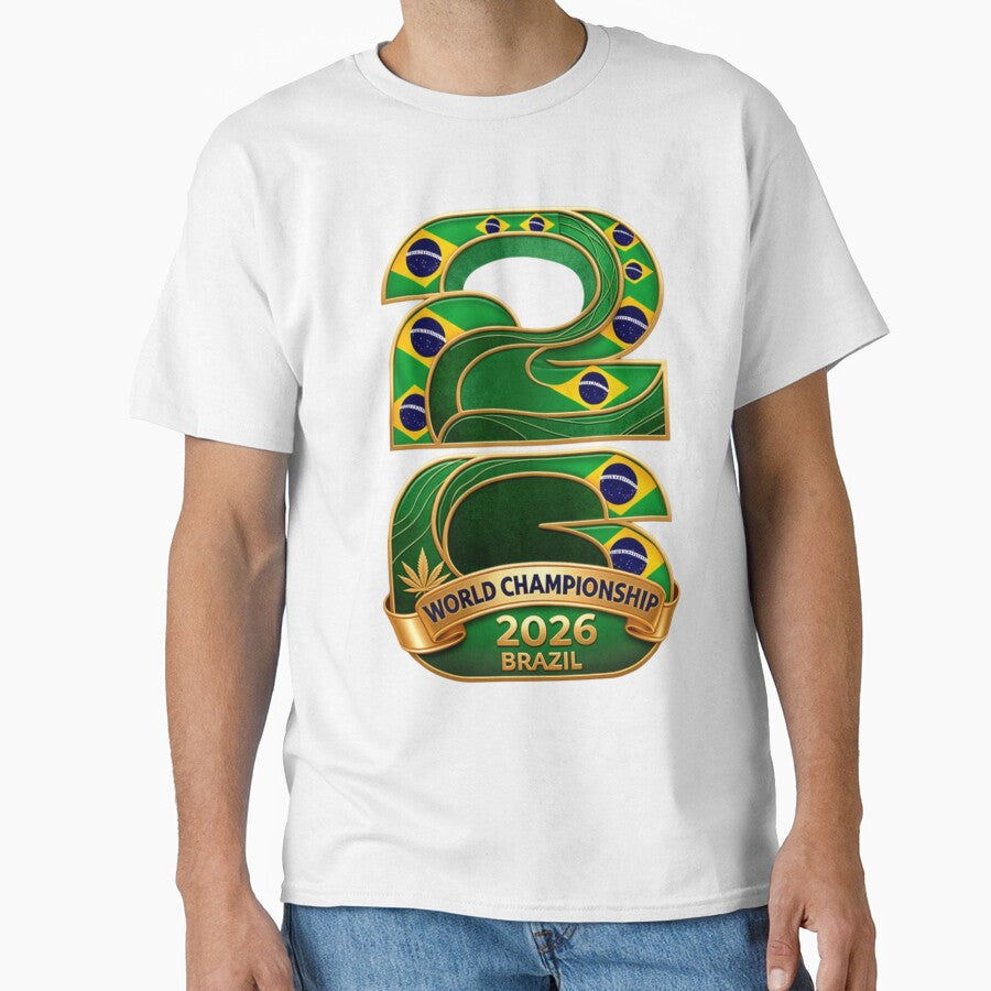 Football World Championship 2026 Brazil by Thread&Fable Unisex T-shirt, Sweatshirt, Hoodie, Long Sleeve Tee - T-Shirt, Sweatshirt, Hoodie