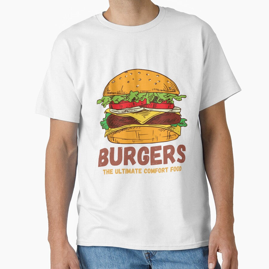 Burgers - The ultimate comfort food - The Burger Boss by WBP Mart Unisex T-shirt, Sweatshirt, Hoodie, Long Sleeve Tee - T-Shirt, Sweatshirt, Hoodie