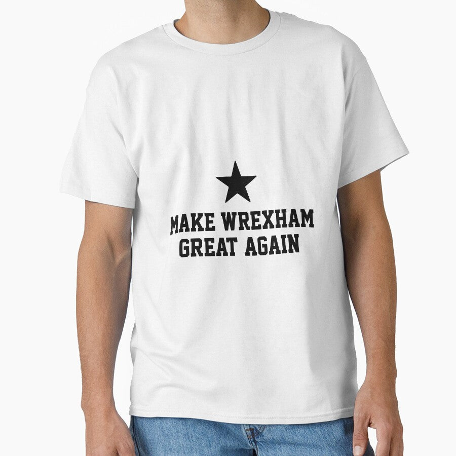 Make Wrexham Great Again - Wales Football Gift by DiogoCalheiros Unisex T-shirt, Sweatshirt, Hoodie, Long Sleeve Tee - T-Shirt, Sweatshirt, Hoodie