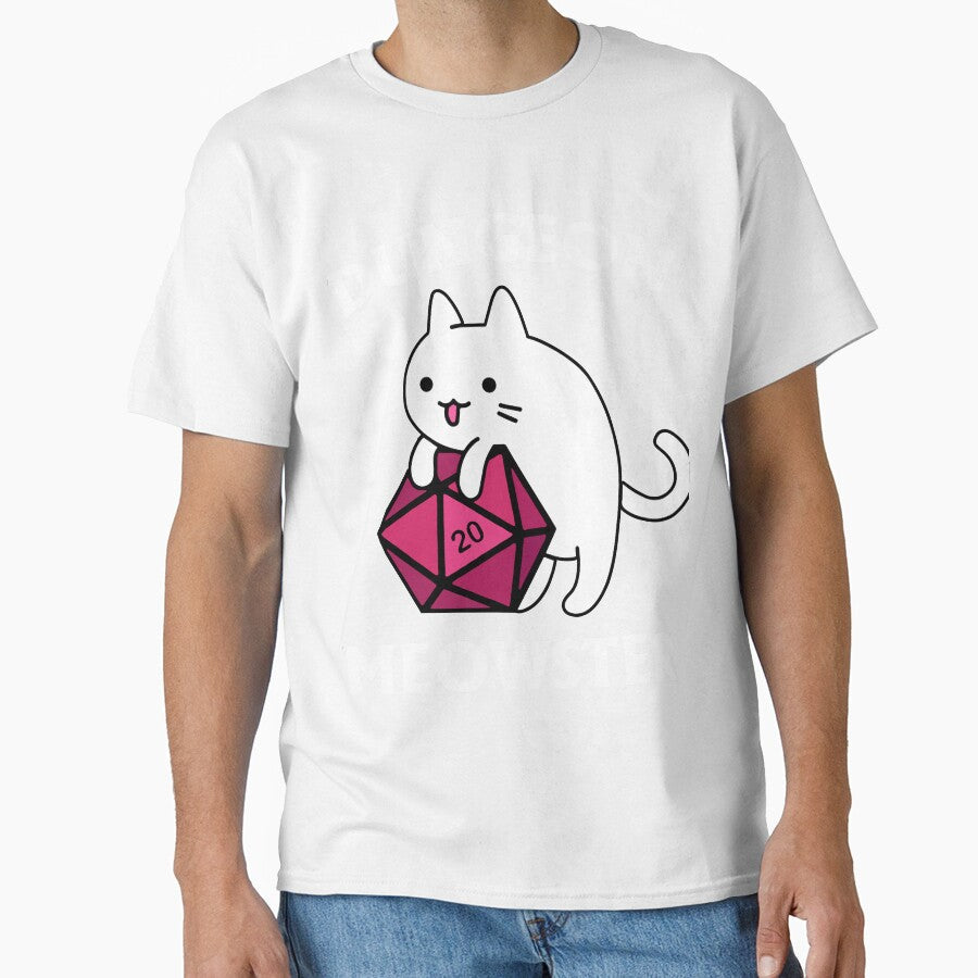 Dungeon Meowster Gamer Cat Pun Classic by NERMEN Unisex T-shirt, Sweatshirt, Hoodie, Long Sleeve Tee - T-Shirt, Sweatshirt, Hoodie
