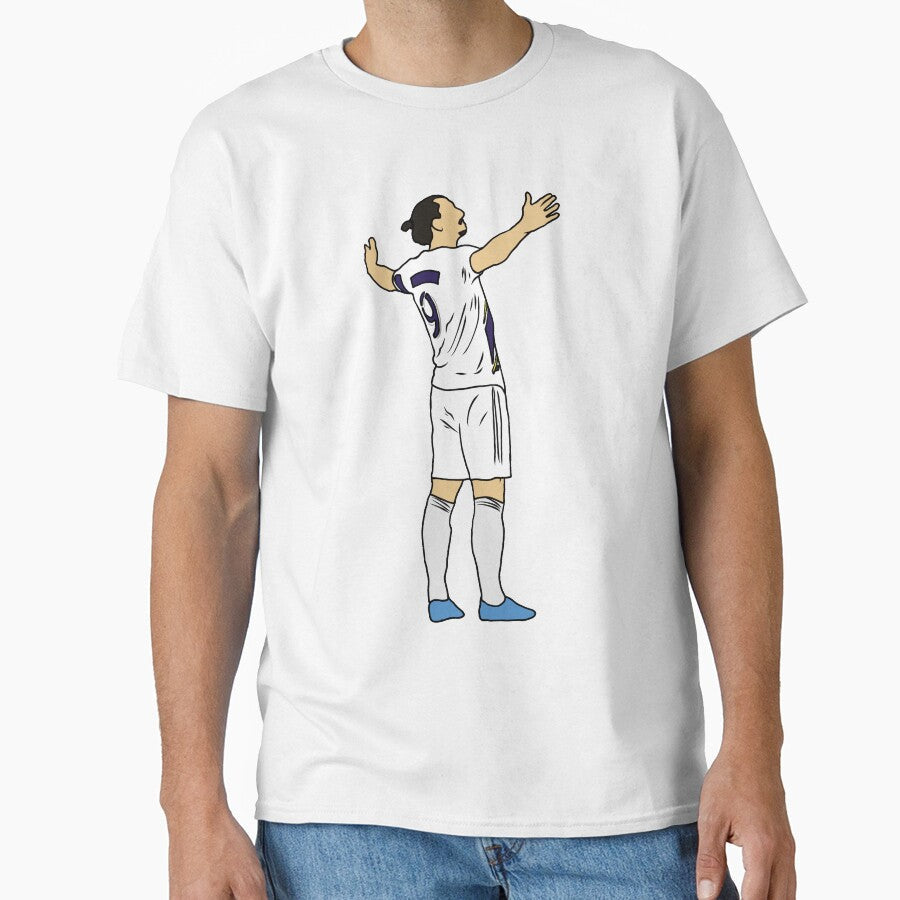 Zlatan Ibrahimovic Celebration by RatTrapTees Unisex T-shirt, Sweatshirt, Hoodie, Long Sleeve Tee - T-Shirt, Sweatshirt, Hoodie
