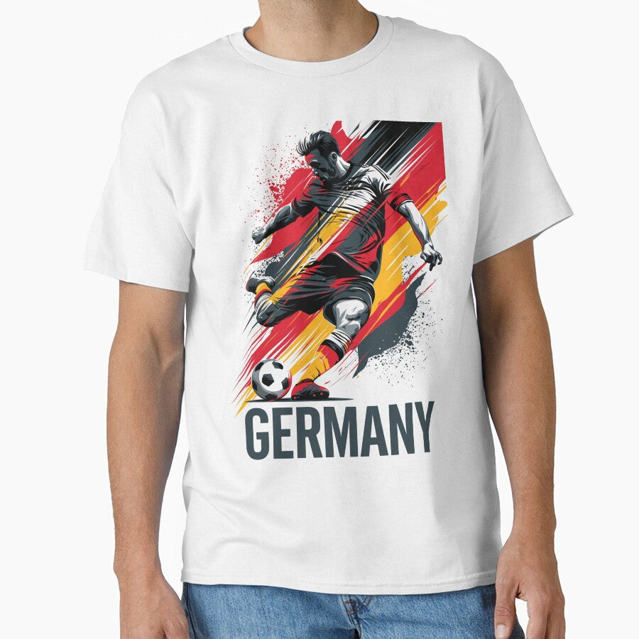 Germany Soccer by StudioRedKoala Unisex T-shirt, Sweatshirt, Hoodie, Long Sleeve Tee - T-Shirt, Sweatshirt, Hoodie