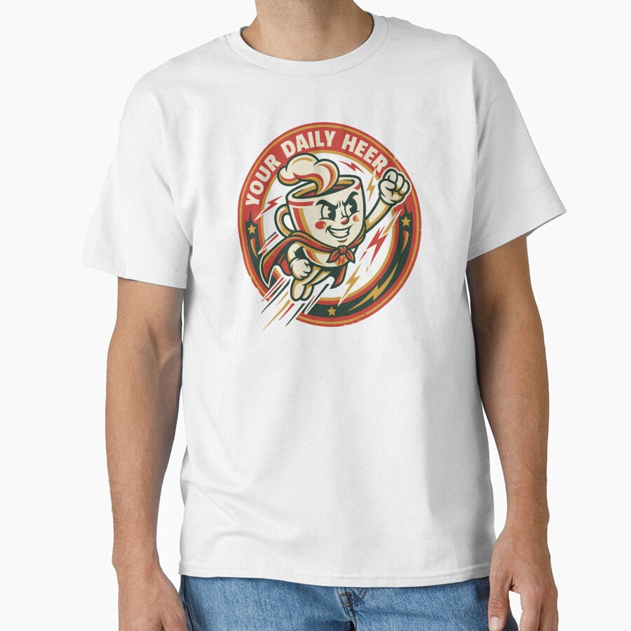 Your Daily Hero  Badge V3 by 1RSN Unisex T-shirt, Sweatshirt, Hoodie, Long Sleeve Tee - T-Shirt, Sweatshirt, Hoodie