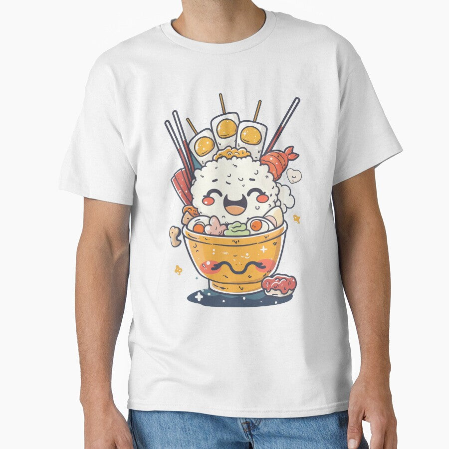 Kawai Food Kawaii Charachter by nomiraclehere Unisex T-shirt, Sweatshirt, Hoodie, Long Sleeve Tee - T-Shirt, Sweatshirt, Hoodie