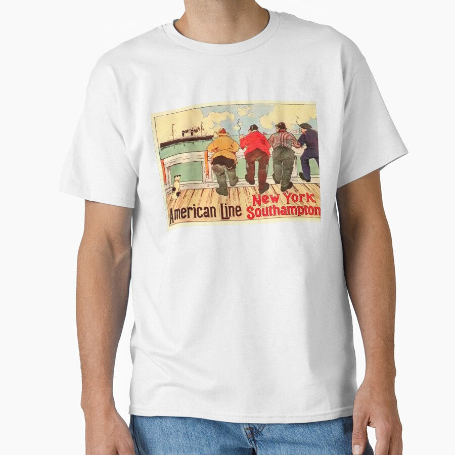 Vintage New York Travel Poster by BetelgeuseX3 Unisex T-shirt, Sweatshirt, Hoodie, Long Sleeve Tee - T-Shirt, Sweatshirt, Hoodie