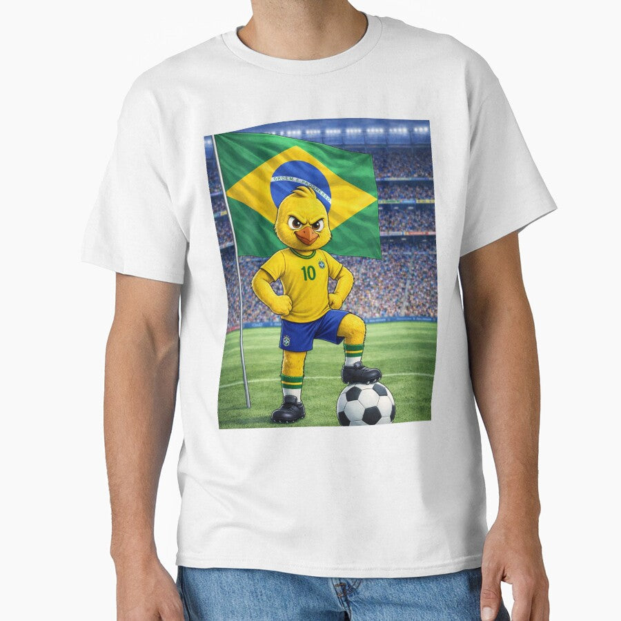 Canary Brazil for World Cup 2026 by TheJobbr Unisex T-shirt, Sweatshirt, Hoodie, Long Sleeve Tee - T-Shirt, Sweatshirt, Hoodie