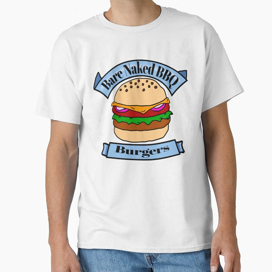 Bare Naked BBQ Burgers by Eric-A-Allen Unisex T-shirt, Sweatshirt, Hoodie, Long Sleeve Tee - T-Shirt, Sweatshirt, Hoodie