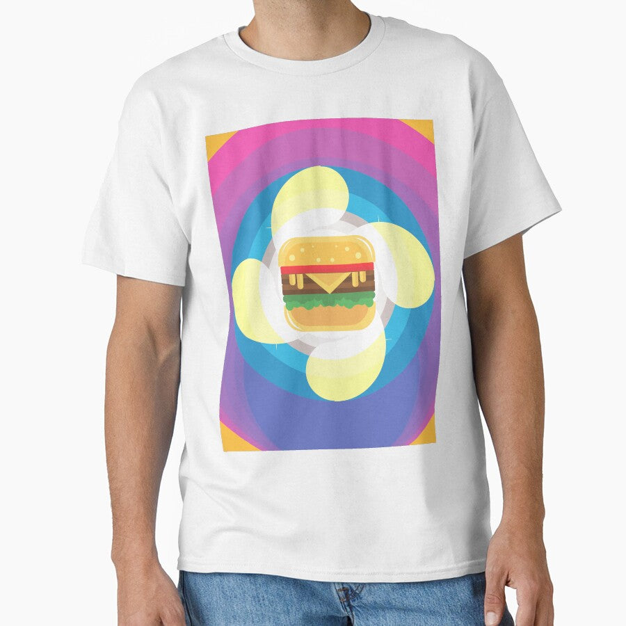 Cheese Burger by FridPix Unisex T-shirt, Sweatshirt, Hoodie, Long Sleeve Tee - T-Shirt, Sweatshirt, Hoodie