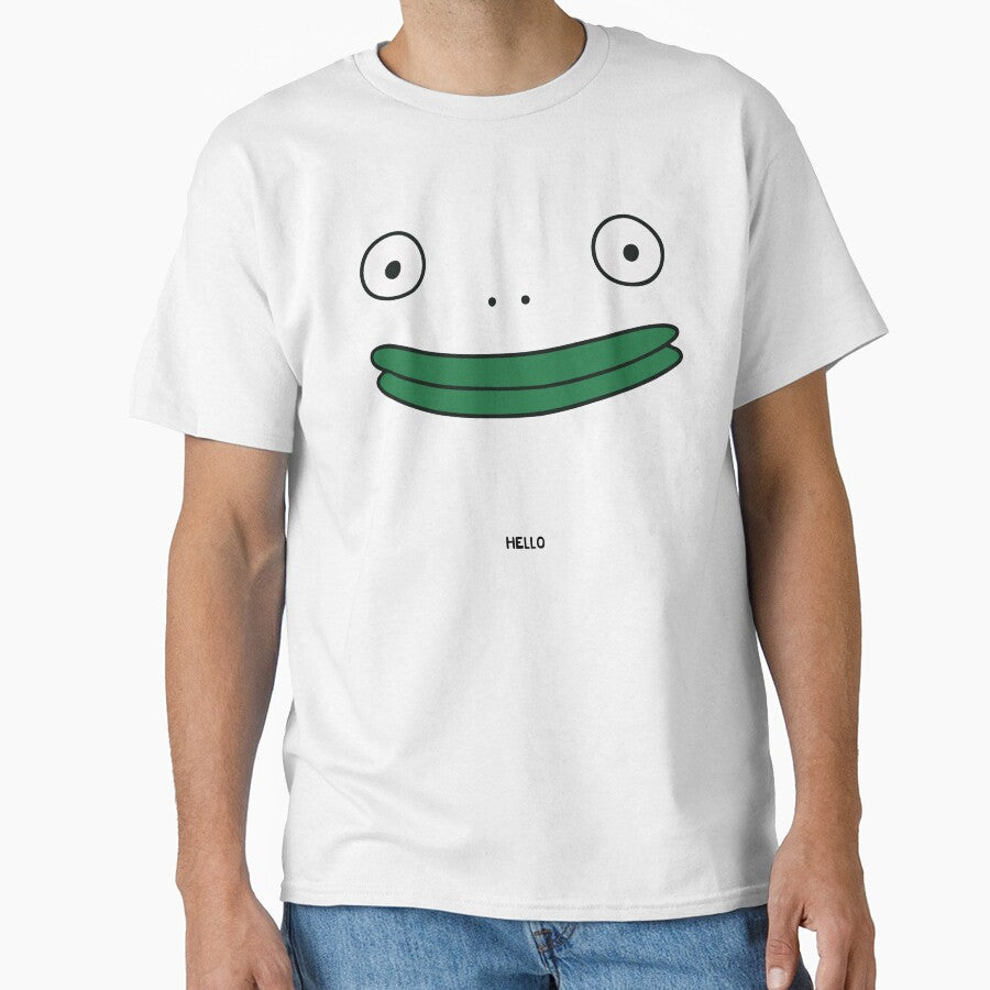 Mr Frog (with hello) by sonatamartica Unisex T-shirt, Sweatshirt, Hoodie, Long Sleeve Tee - T-Shirt, Sweatshirt, Hoodie