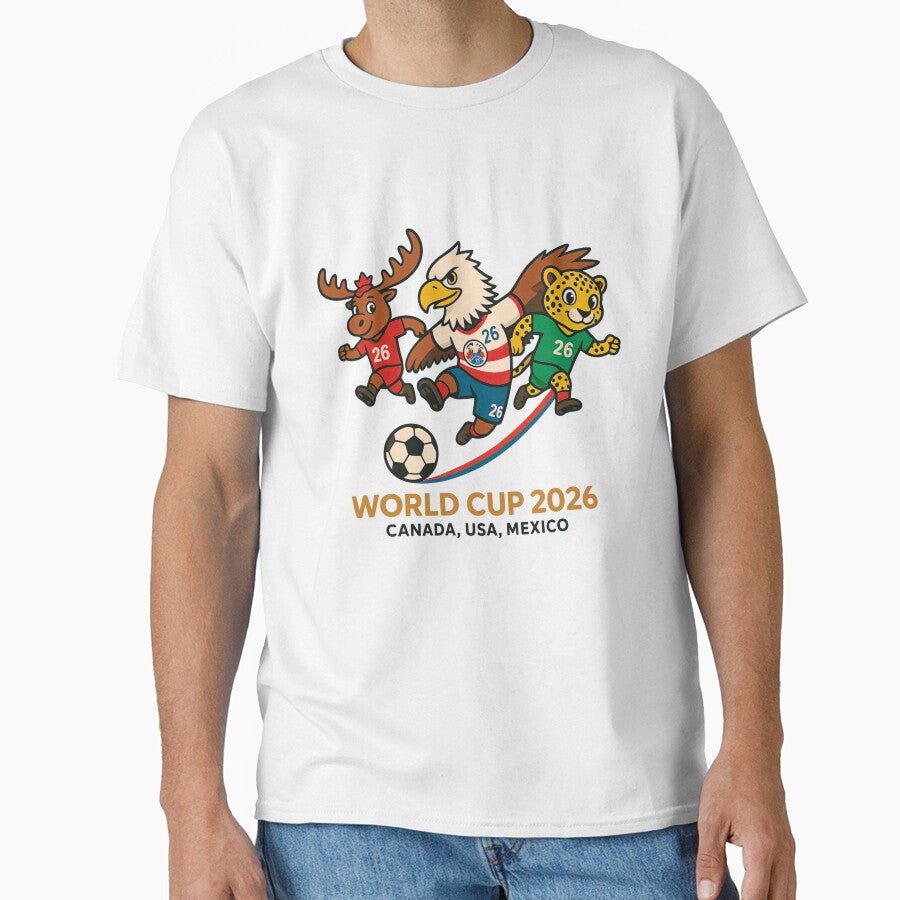World Cup 2026 Canada USA Mexico Soccer Football by ILoveWeedLive Unisex T-shirt, Sweatshirt, Hoodie, Long Sleeve Tee - T-Shirt, Sweatshirt, Hoodie