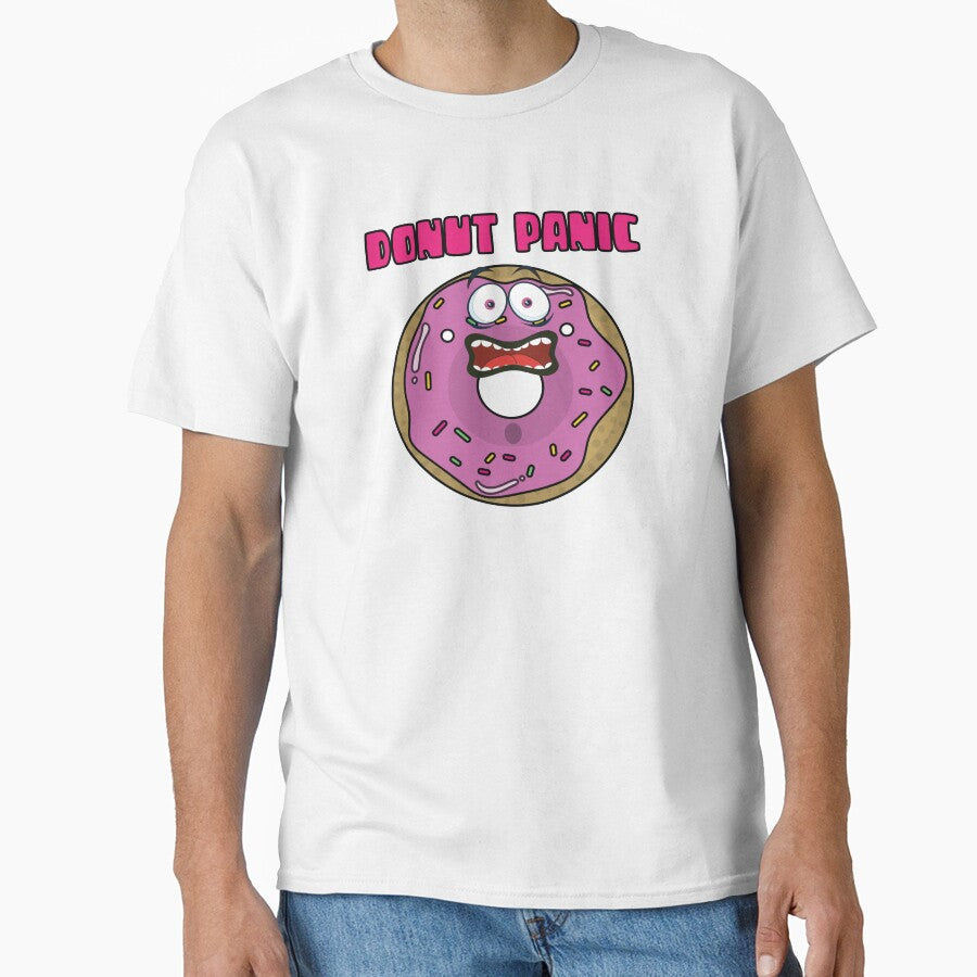 Donut Panic funny word  pun by Donutlovers Unisex T-shirt, Sweatshirt, Hoodie, Long Sleeve Tee - T-Shirt, Sweatshirt, Hoodie