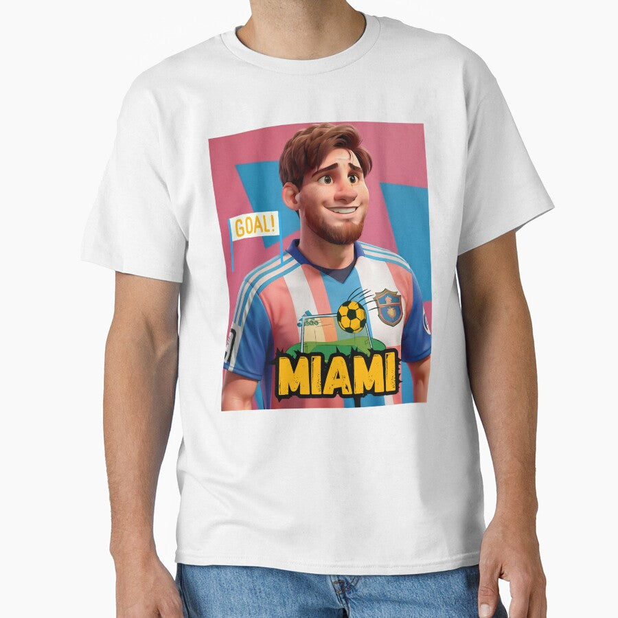 messi fc inter miami by darin-mack Unisex T-shirt, Sweatshirt, Hoodie, Long Sleeve Tee - T-Shirt, Sweatshirt, Hoodie