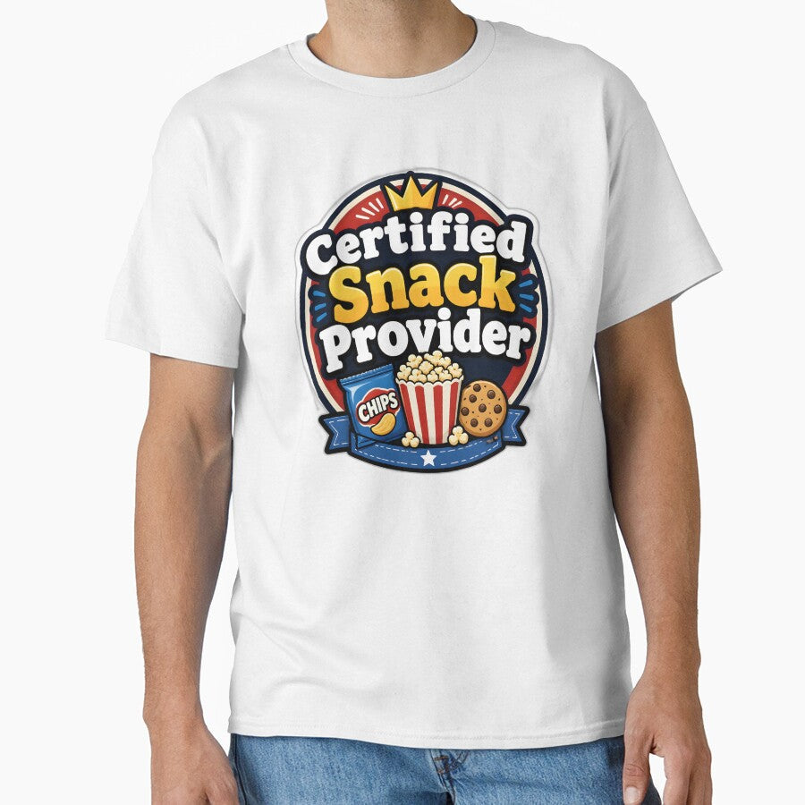 Certified Snack Provider Dad Shirt by SVARCreations Unisex T-shirt, Sweatshirt, Hoodie, Long Sleeve Tee - T-Shirt, Sweatshirt, Hoodie