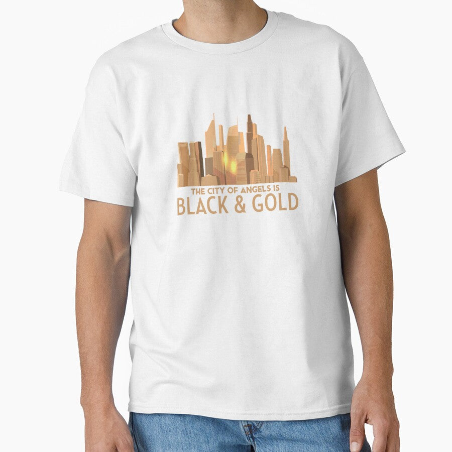 The City of Angels is Black and Gold LAFC by neverworldian Unisex T-shirt, Sweatshirt, Hoodie, Long Sleeve Tee - T-Shirt, Sweatshirt, Hoodie
