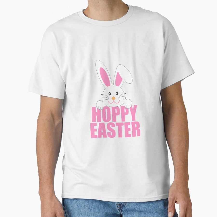 Easter Bunny Pun Hoppy Easter by KiteOfWind Unisex T-shirt, Sweatshirt, Hoodie, Long Sleeve Tee - T-Shirt, Sweatshirt, Hoodie