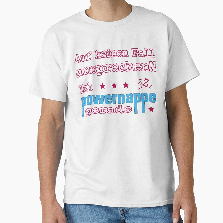 Bro Broschlaf Powernap - Do not speak by Shirt-Scheune Unisex T-shirt, Sweatshirt, Hoodie, Long Sleeve Tee - T-Shirt, Sweatshirt, Hoodie
