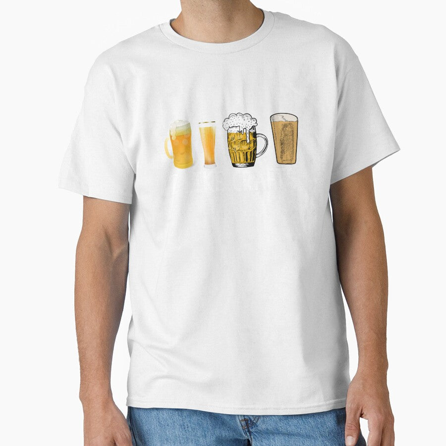Retro Craft Beer Gift, I Like Crafts, Gift For Craft Beer Drinker by UltimatePrintCo Unisex T-shirt, Sweatshirt, Hoodie, Long Sleeve Tee - T-Shirt, Sweatshirt, Hoodie