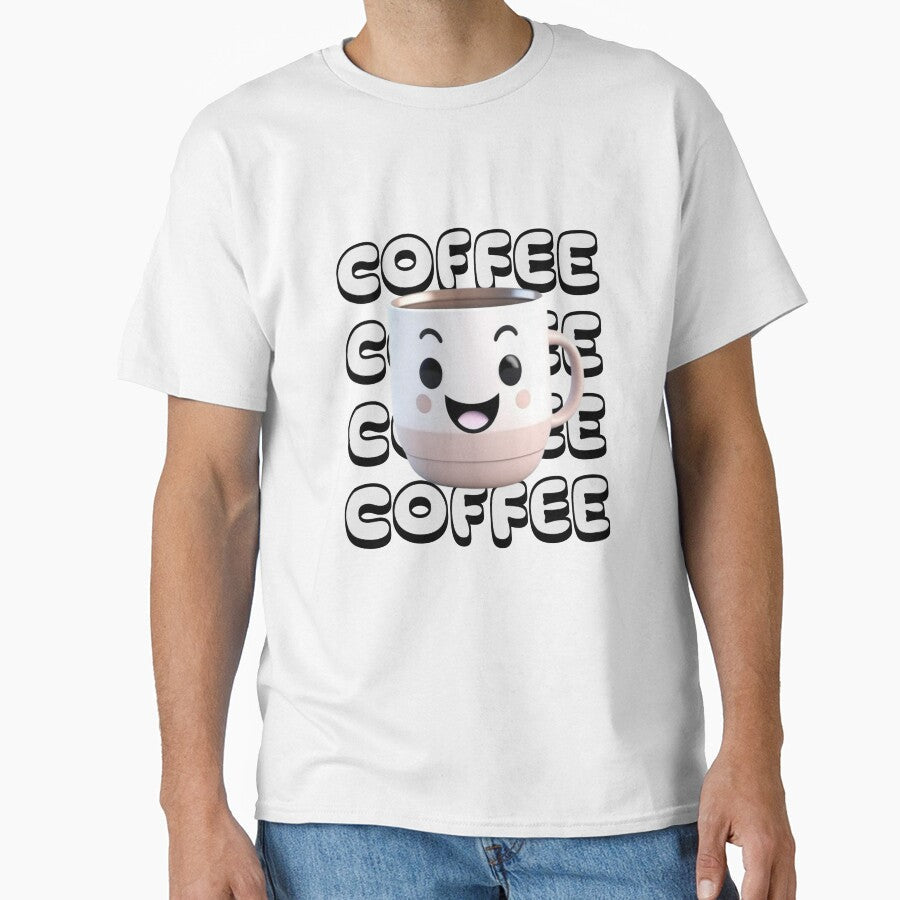 Cute Coffee Mug Design by Manifest-Style Unisex T-shirt, Sweatshirt, Hoodie, Long Sleeve Tee - T-Shirt, Sweatshirt, Hoodie