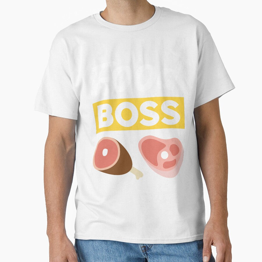 Food Boss Cooking Gastronomy Lover by Aleodor Unisex T-shirt, Sweatshirt, Hoodie, Long Sleeve Tee - T-Shirt, Sweatshirt, Hoodie
