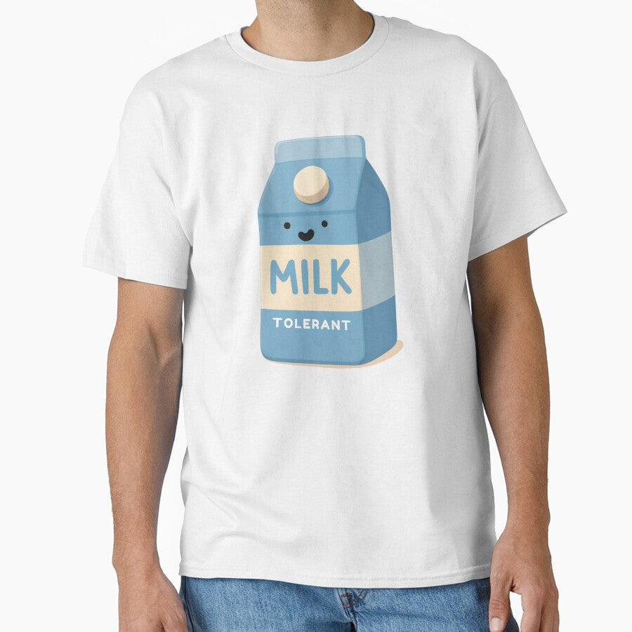 Milk Lactose tolerant by M4ch4Moch1Design Unisex T-shirt, Sweatshirt, Hoodie, Long Sleeve Tee - T-Shirt, Sweatshirt, Hoodie