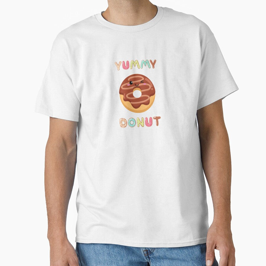 Kawaii Summer Donut. by MonkeyBizness Unisex T-shirt, Sweatshirt, Hoodie, Long Sleeve Tee - T-Shirt, Sweatshirt, Hoodie