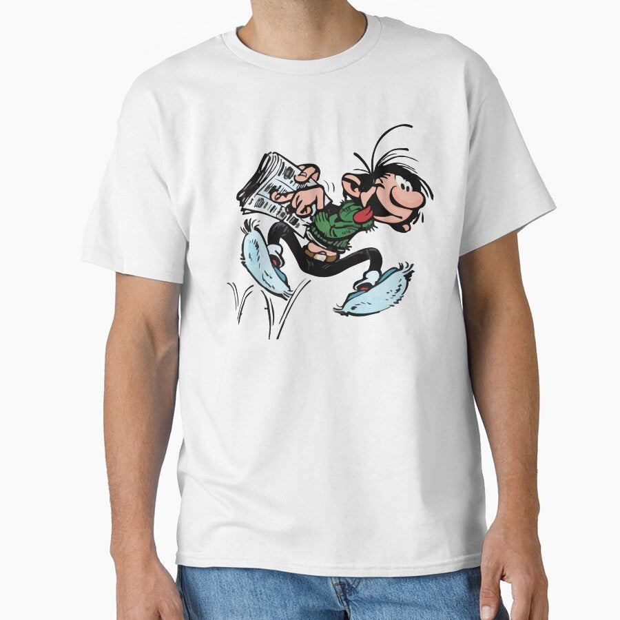 Gaston Goof Newspaper by CyberGirlz Unisex T-shirt, Sweatshirt, Hoodie, Long Sleeve Tee - T-Shirt, Sweatshirt, Hoodie