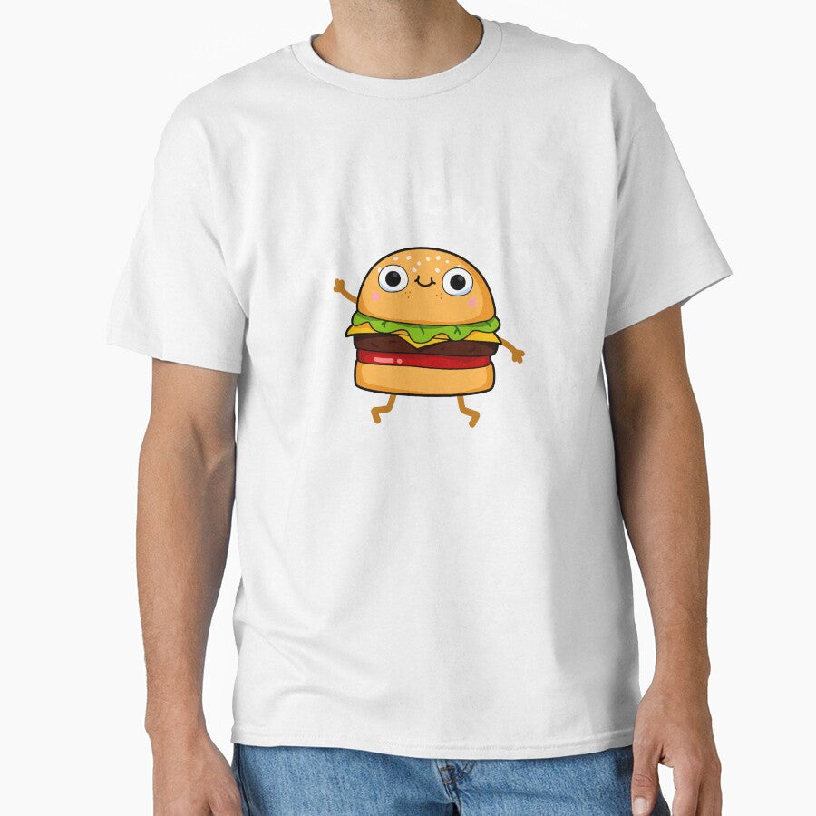 A-bun-dance Funny Dancing Burger Puns (Dark BG) by punnybone Unisex T-shirt, Sweatshirt, Hoodie, Long Sleeve Tee - T-Shirt, Sweatshirt, Hoodie