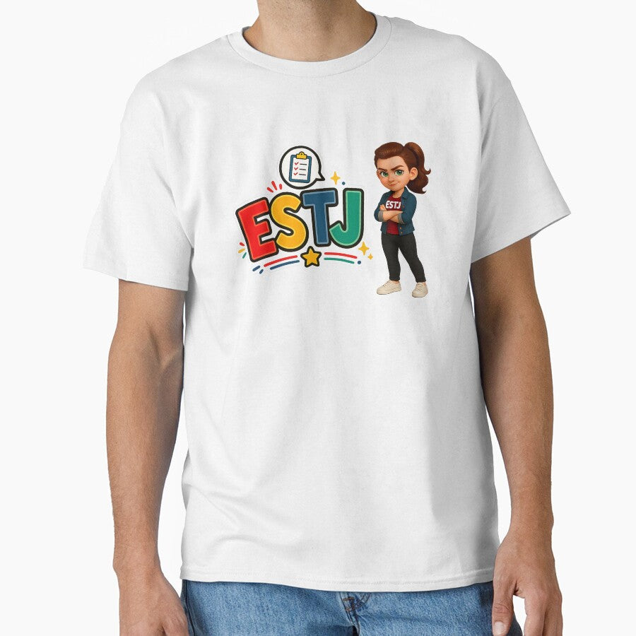ESTJ anime by 16tipos Unisex T-shirt, Sweatshirt, Hoodie, Long Sleeve Tee - T-Shirt, Sweatshirt, Hoodie