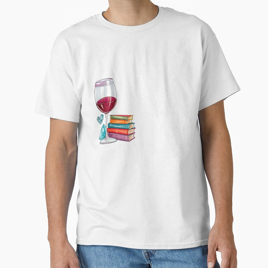 Read Between The Wines Im Just A Girl Who Loves Books Wine by desuyomoskov7 Unisex T-shirt, Sweatshirt, Hoodie, Long Sleeve Tee - T-Shirt, Sweatshirt, Hoodie