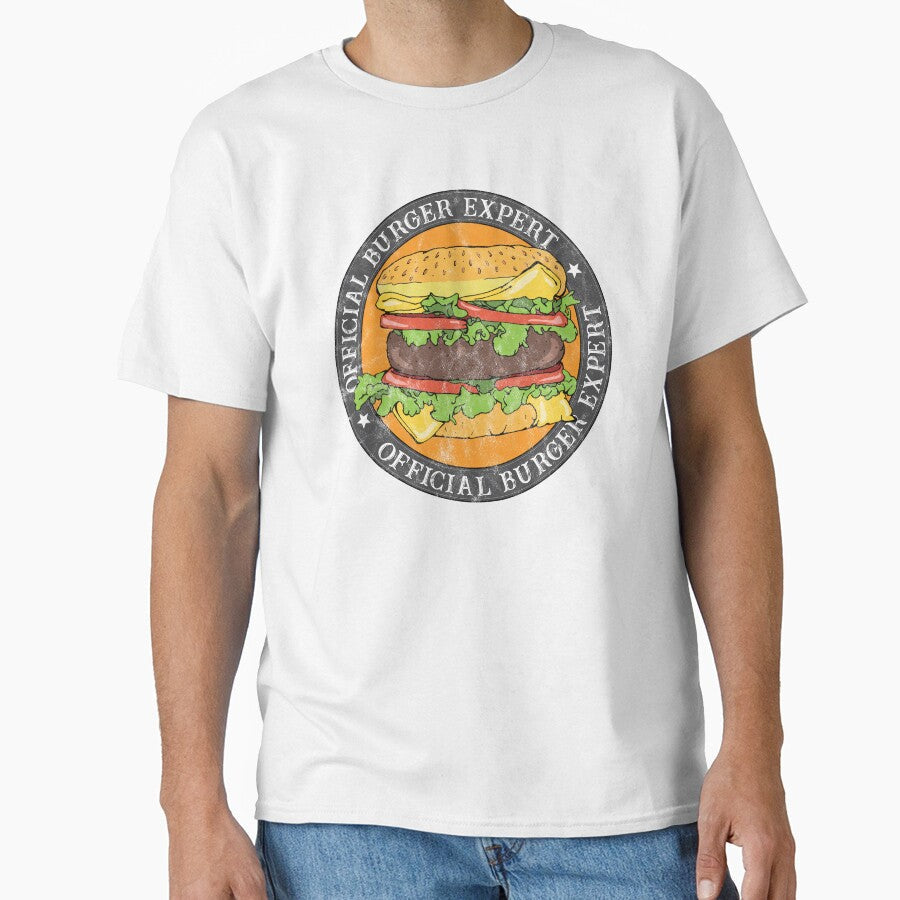 Official Burger Expert Logo by HotHibiscus Unisex T-shirt, Sweatshirt, Hoodie, Long Sleeve Tee - T-Shirt, Sweatshirt, Hoodie