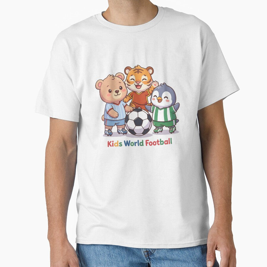 Global Soccer Friends  Cute Animal Football Team by Verycutethings Unisex T-shirt, Sweatshirt, Hoodie, Long Sleeve Tee - T-Shirt, Sweatshirt, Hoodie