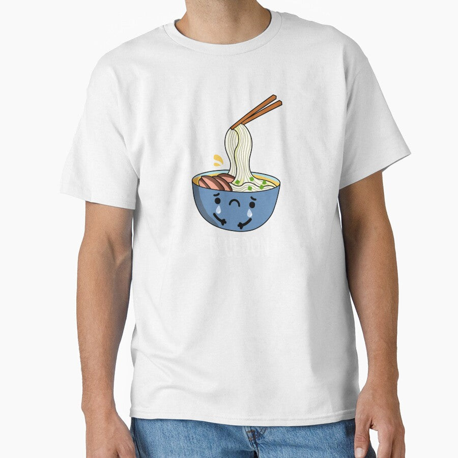 Blue-don Funny Udon Pun (Dark BG) by punnybone Unisex T-shirt, Sweatshirt, Hoodie, Long Sleeve Tee - T-Shirt, Sweatshirt, Hoodie