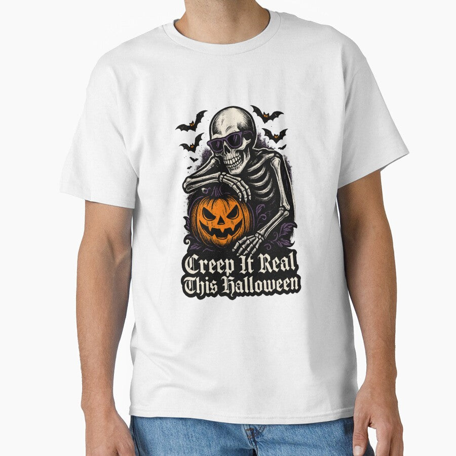 Creep it real this Halloween by Creep-elina Unisex T-shirt, Sweatshirt, Hoodie, Long Sleeve Tee - T-Shirt, Sweatshirt, Hoodie