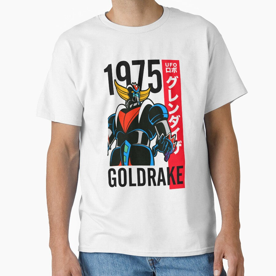 270 Goldrake 1975 by Yexart Unisex T-shirt, Sweatshirt, Hoodie, Long Sleeve Tee - T-Shirt, Sweatshirt, Hoodie